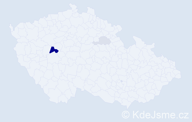 Příjmení: 'Kušmirková', počet výskytů 7 v celé ČR
