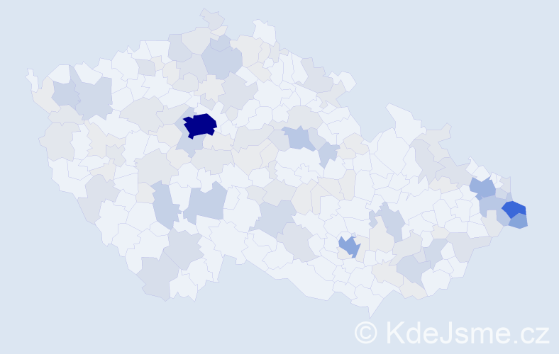 Příjmení: 'Borská', počet výskytů 403 v celé ČR