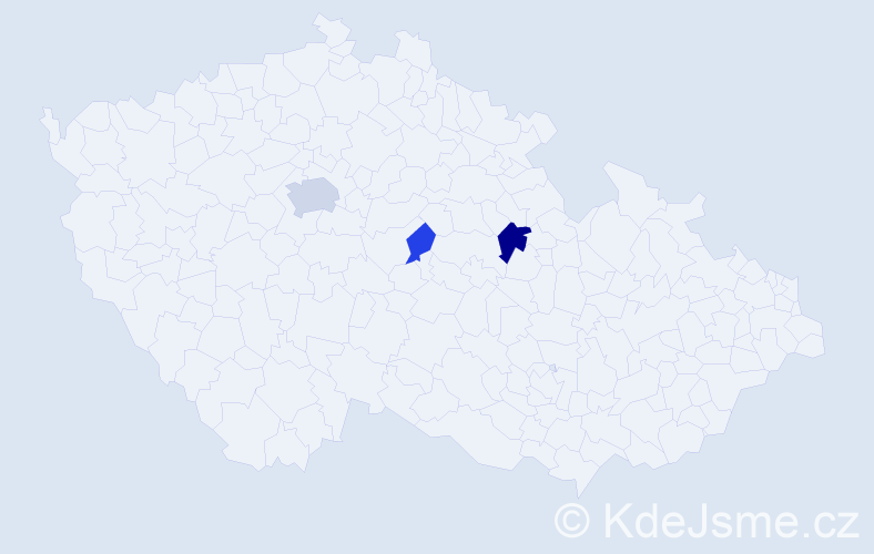 Příjmení: 'Baird', počet výskytů 6 v celé ČR