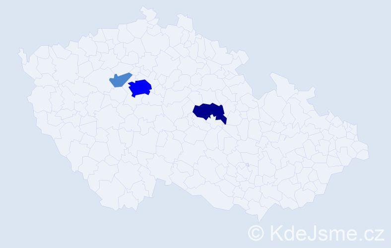Příjmení: 'Ashcroft', počet výskytů 6 v celé ČR