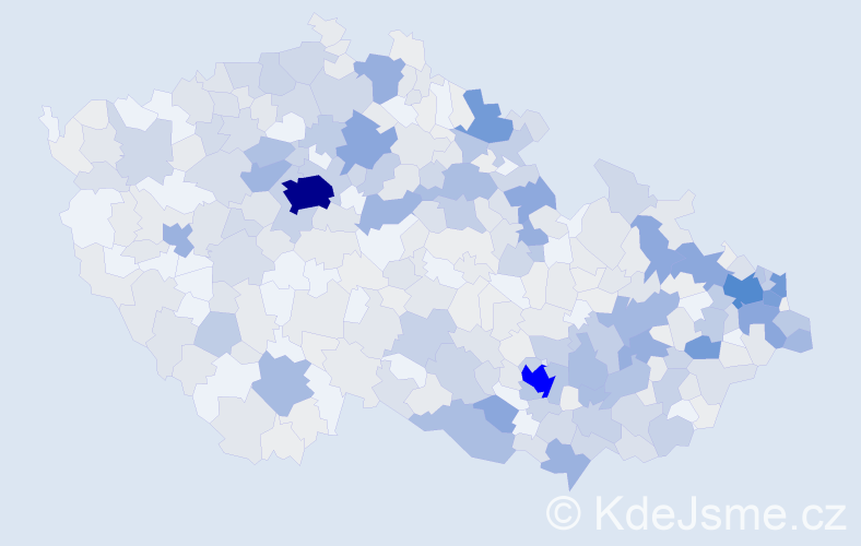 Příjmení: 'Hermanová', počet výskytů 1569 v celé ČR
