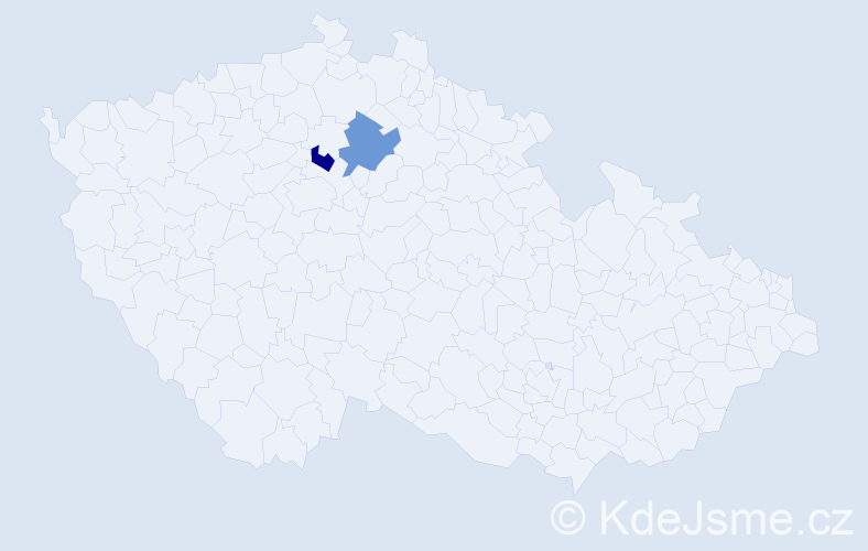 Příjmení: 'Goras', počet výskytů 2 v celé ČR