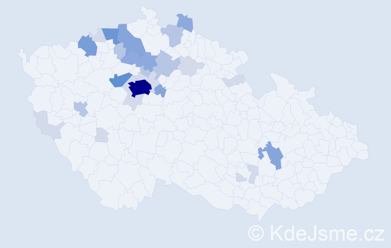 Příjmení: 'Schönfeld', počet výskytů 78 v celé ČR