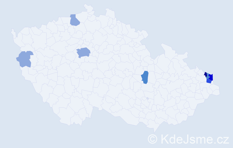 Příjmení: 'Siekiera', počet výskytů 31 v celé ČR