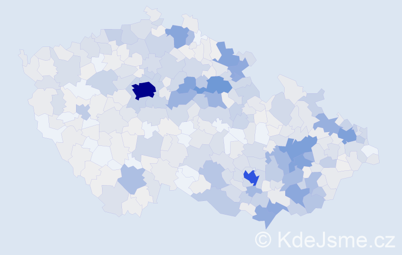 Příjmení: 'Suchánek', počet výskytů 2979 v celé ČR
