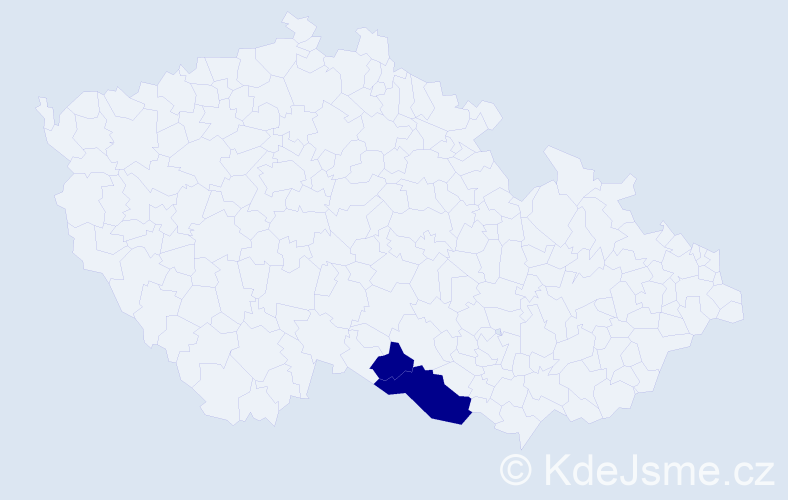 Příjmení: '"Al-Mokdadová"', počet výskytů 2 v celé ČR