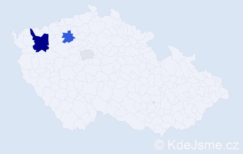 Příjmení: 'Kamaletdinova', počet výskytů 5 v celé ČR