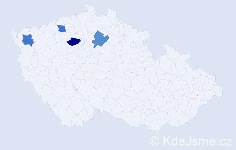 Příjmení: 'Simčišin', počet výskytů 4 v celé ČR