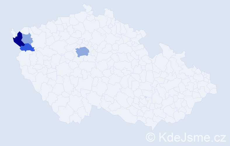 Příjmení: 'Zemianková', počet výskytů 10 v celé ČR
