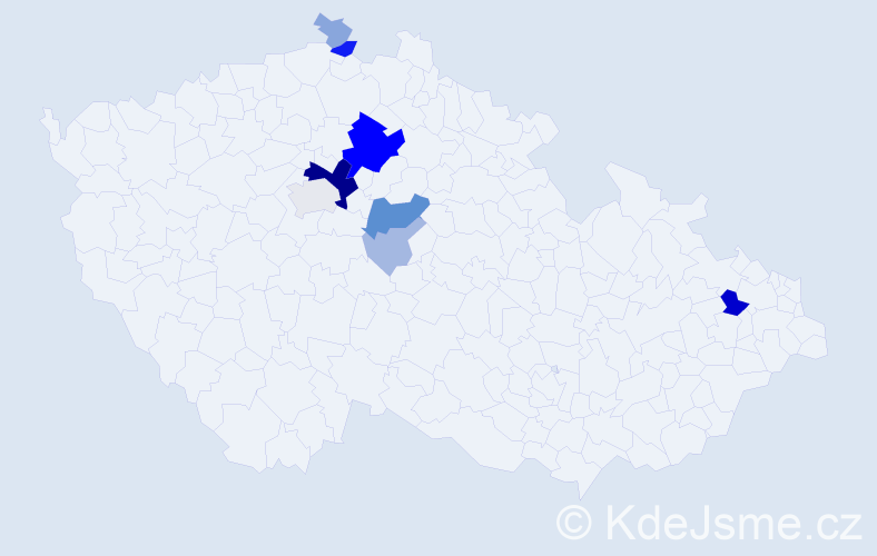Příjmení: 'Abíková', počet výskytů 32 v celé ČR
