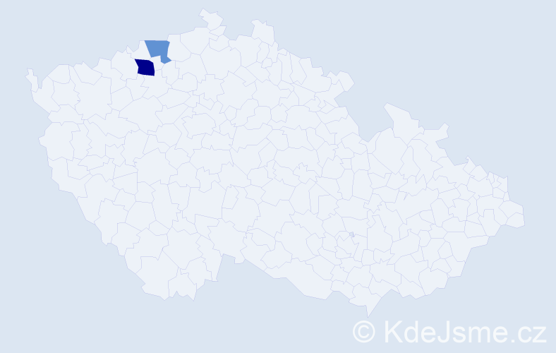 Příjmení: 'Sternthalová', počet výskytů 3 v celé ČR
