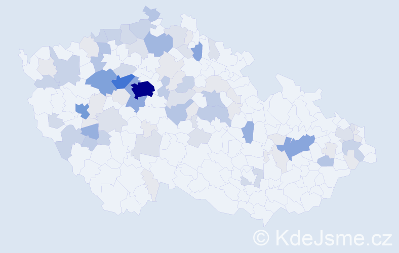 Příjmení: 'Barochová', počet výskytů 307 v celé ČR