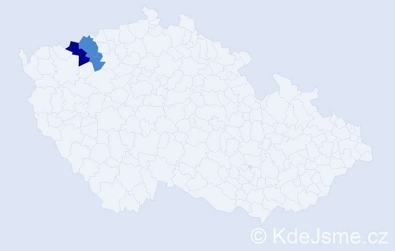 Příjmení: 'Theumer', počet výskytů 8 v celé ČR