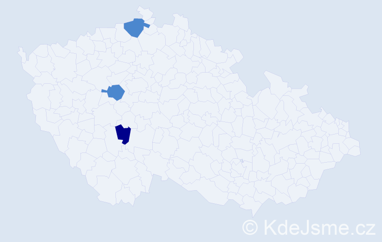 Příjmení: 'Fumfálková', počet výskytů 8 v celé ČR