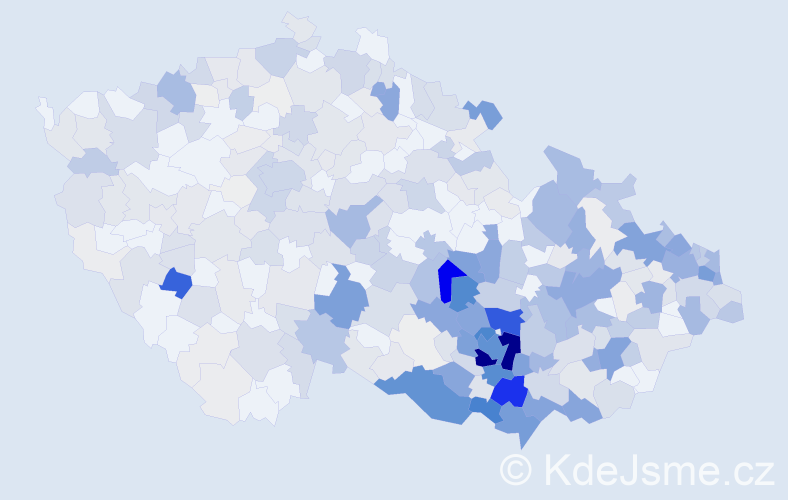 Příjmení: 'Buchtová', počet výskytů 1849 v celé ČR