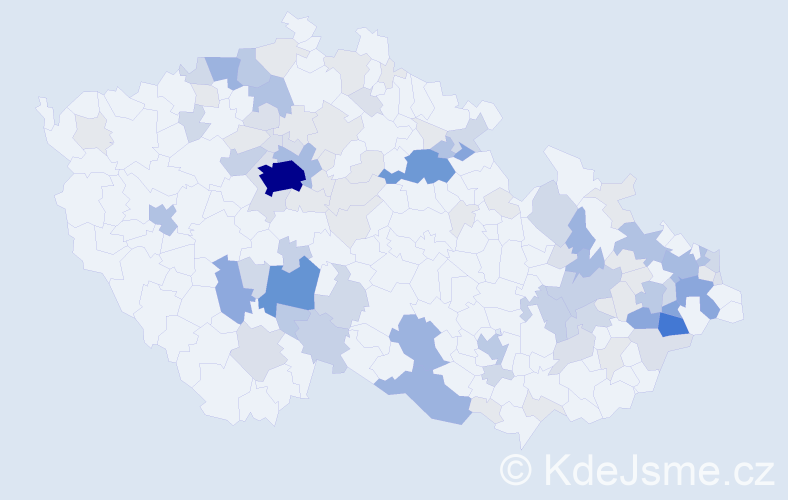 Příjmení: 'Pavlátová', počet výskytů 356 v celé ČR