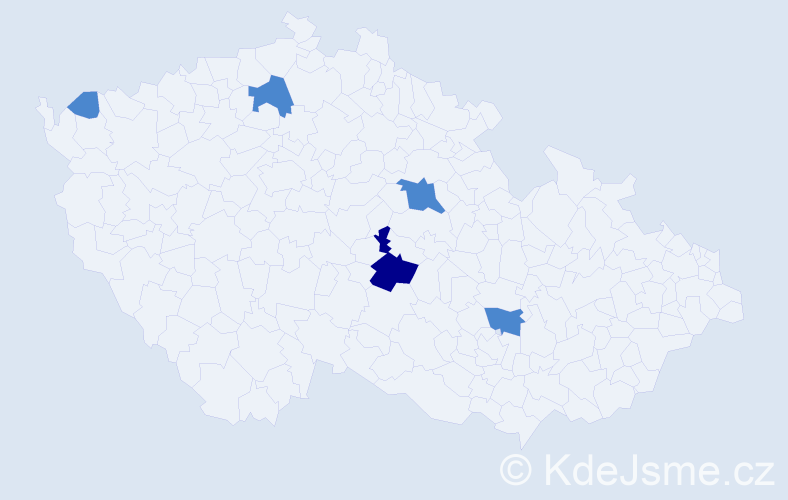 Příjmení: 'Togoo', počet výskytů 7 v celé ČR