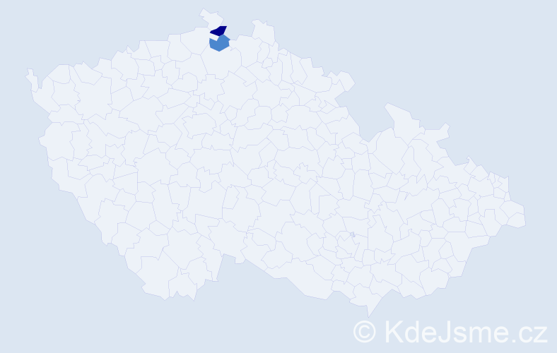 Příjmení: 'Solloch', počet výskytů 4 v celé ČR