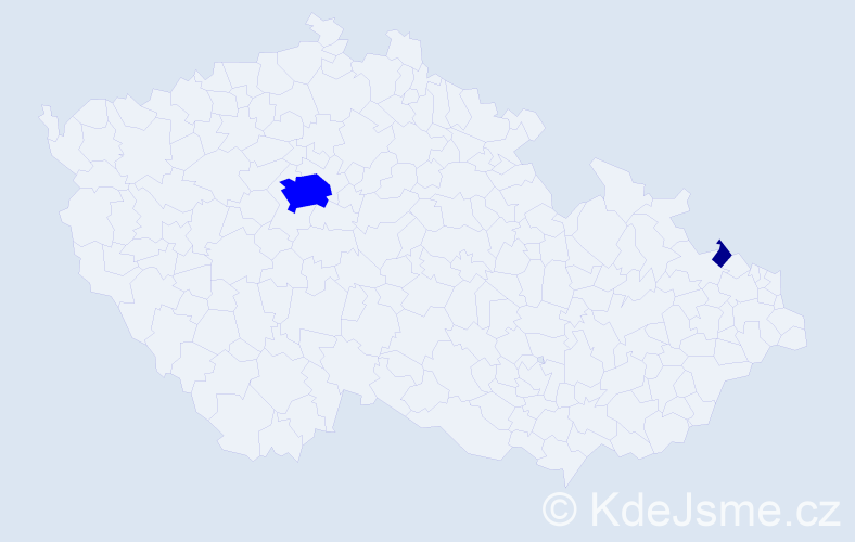 Příjmení: 'Steschnerová', počet výskytů 3 v celé ČR