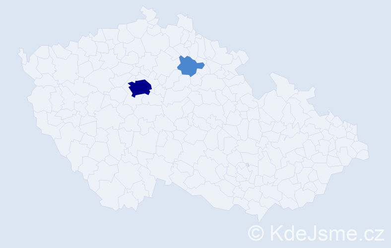 Příjmení: 'Marques', počet výskytů 4 v celé ČR