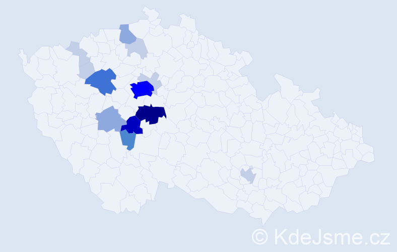 Příjmení: 'Drazdík', počet výskytů 49 v celé ČR