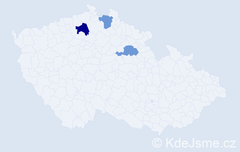 Příjmení: 'Dráhová', počet výskytů 11 v celé ČR