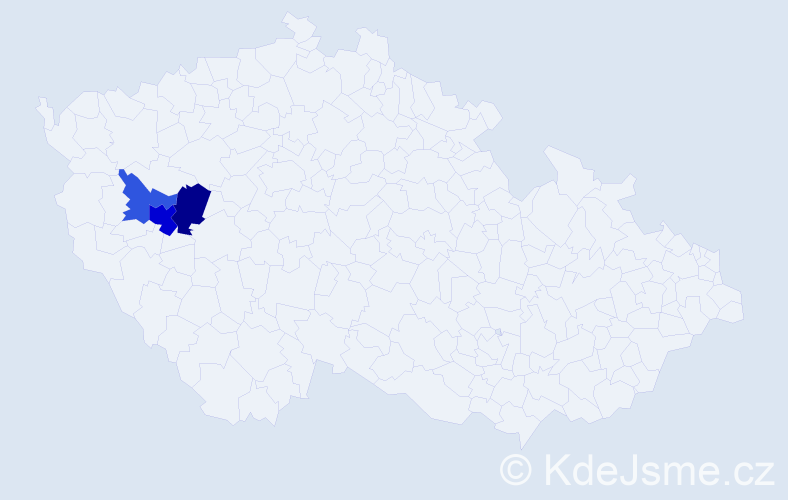 Příjmení: 'Groskopf', počet výskytů 12 v celé ČR