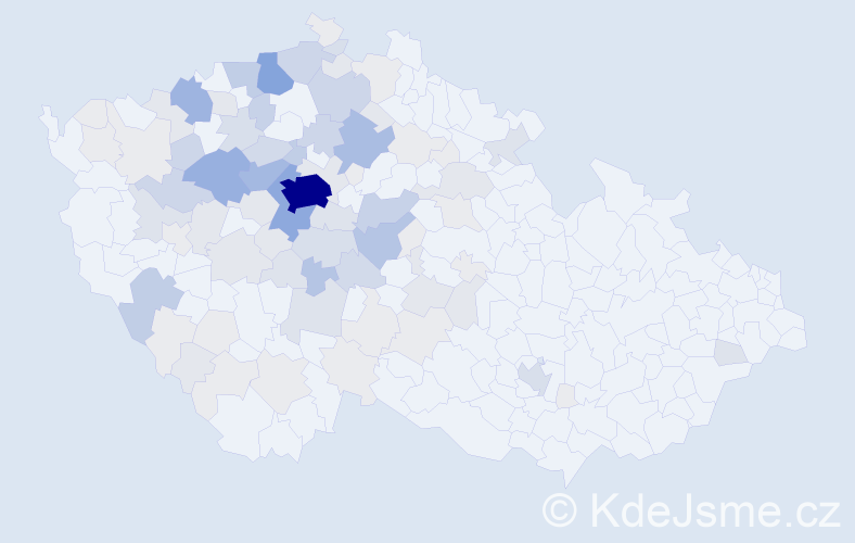 Příjmení: 'Bechyňová', počet výskytů 352 v celé ČR