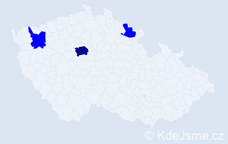 Příjmení: 'Renko', počet výskytů 4 v celé ČR