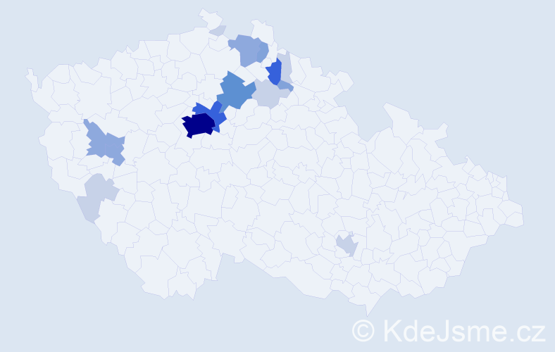 Příjmení: 'Nečásková', počet výskytů 48 v celé ČR