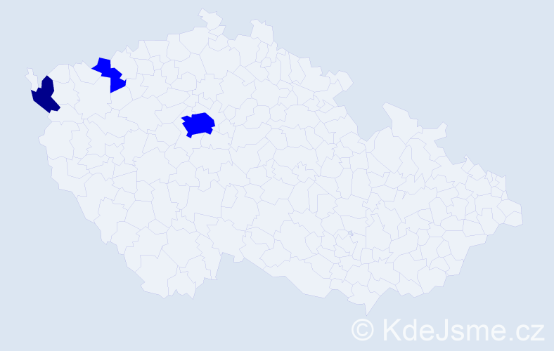 Příjmení: 'Maliňak', počet výskytů 4 v celé ČR