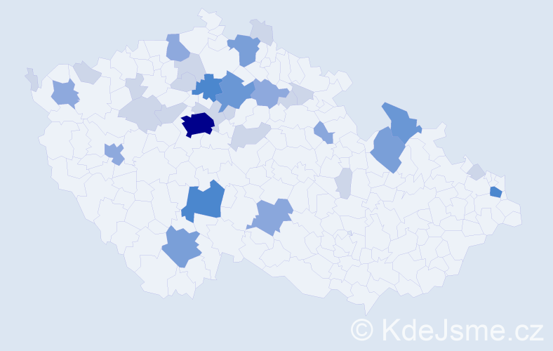 Příjmení: 'Ketnerová', počet výskytů 86 v celé ČR