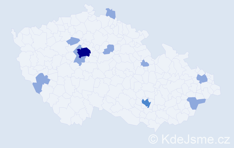 Příjmení: 'Foster', počet výskytů 15 v celé ČR