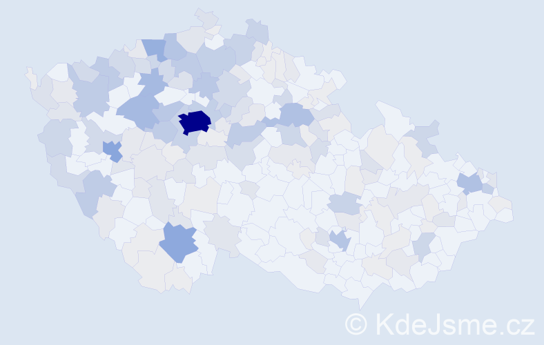 Příjmení: 'Heller', počet výskytů 618 v celé ČR