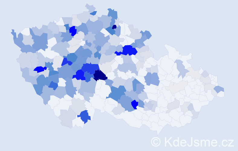 Příjmení: 'Boučková', počet výskytů 924 v celé ČR