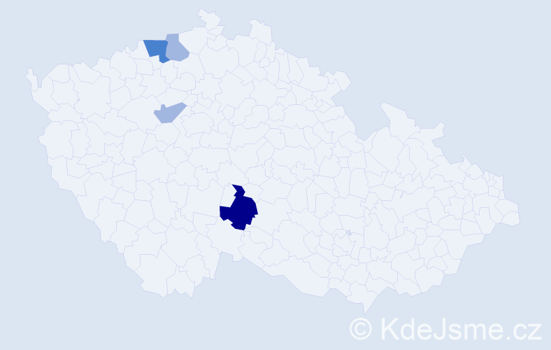 Příjmení: 'Poleščuková', počet výskytů 8 v celé ČR