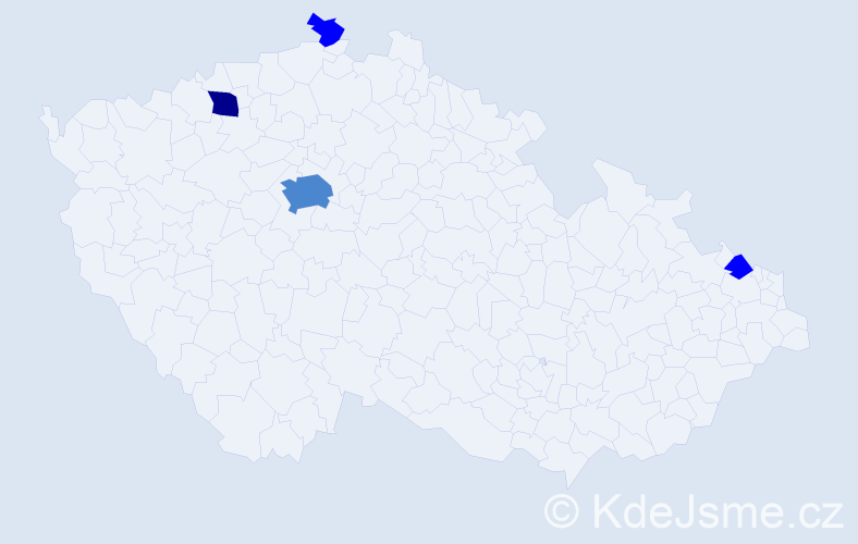 Příjmení: 'Weihs', počet výskytů 8 v celé ČR