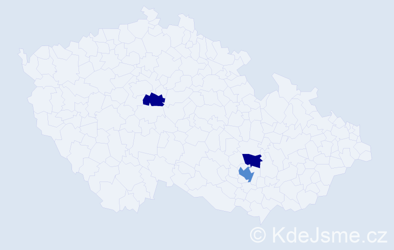 Příjmení: 'Hrycjuková', počet výskytů 4 v celé ČR