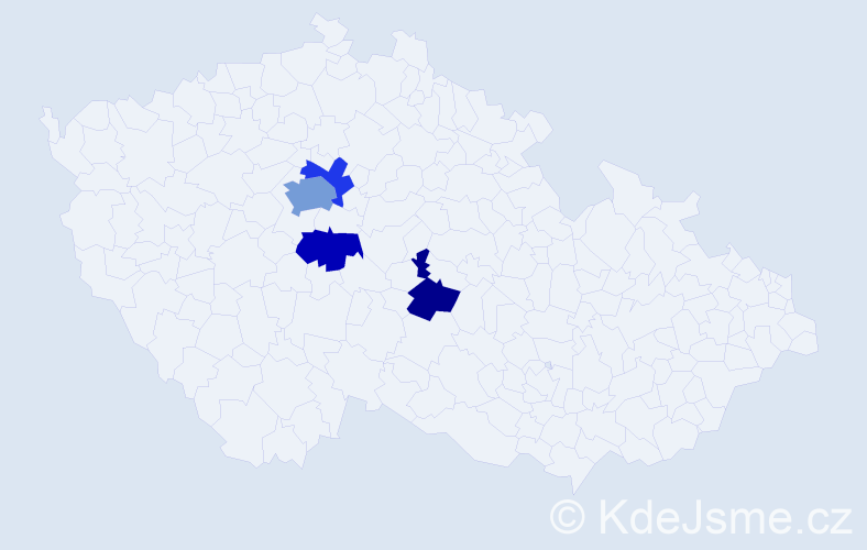 Příjmení: 'Atiová', počet výskytů 7 v celé ČR