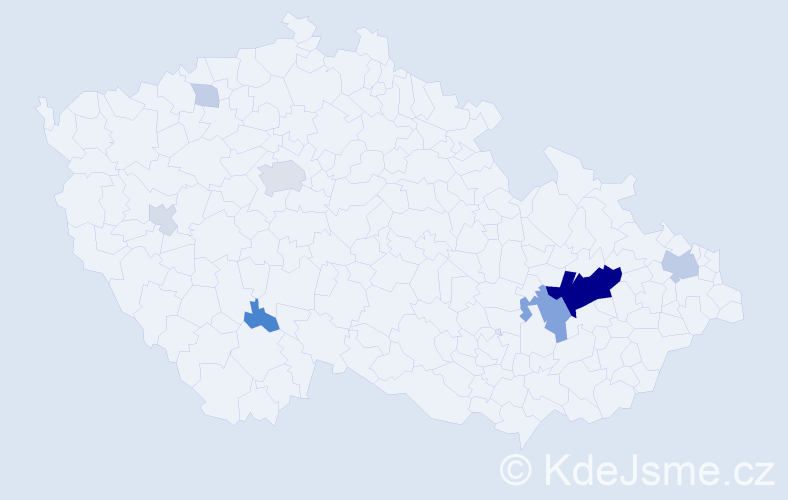 Příjmení: 'Knausová', počet výskytů 29 v celé ČR