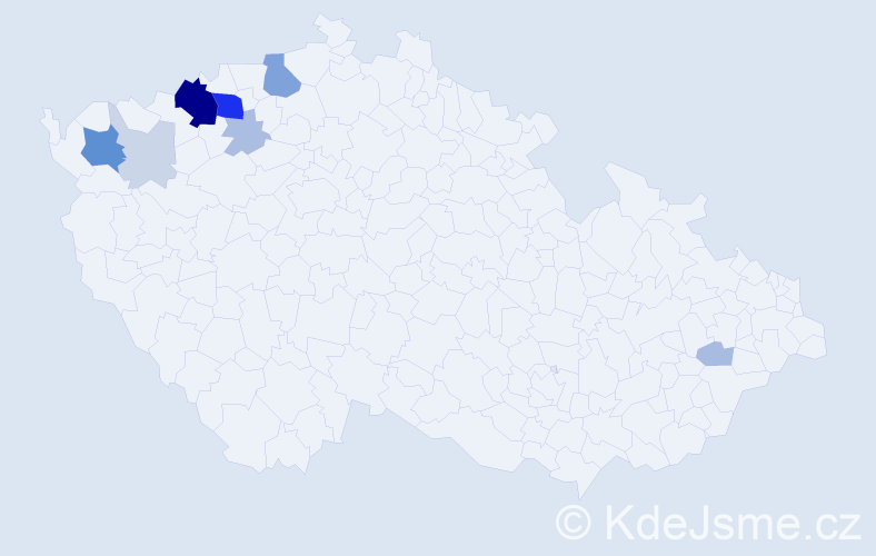 Příjmení: 'Redaj', počet výskytů 32 v celé ČR