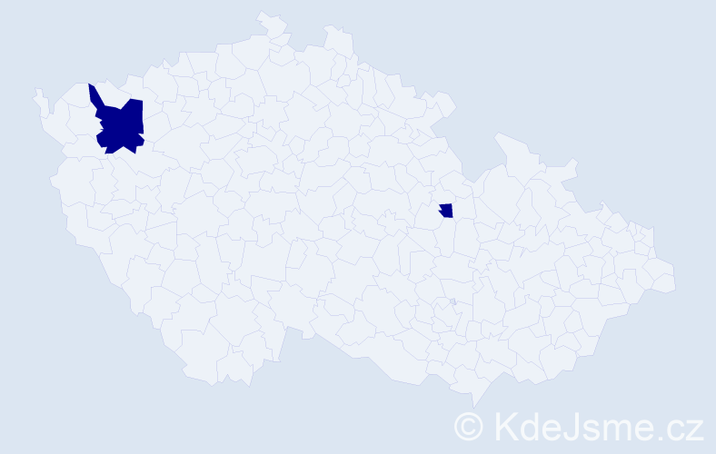 Příjmení: '"Le Huong"', počet výskytů 2 v celé ČR