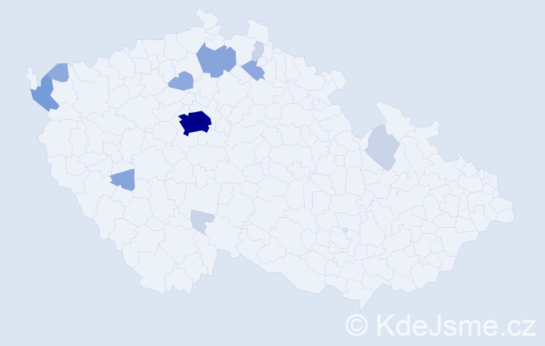 Příjmení: 'Hornek', počet výskytů 32 v celé ČR