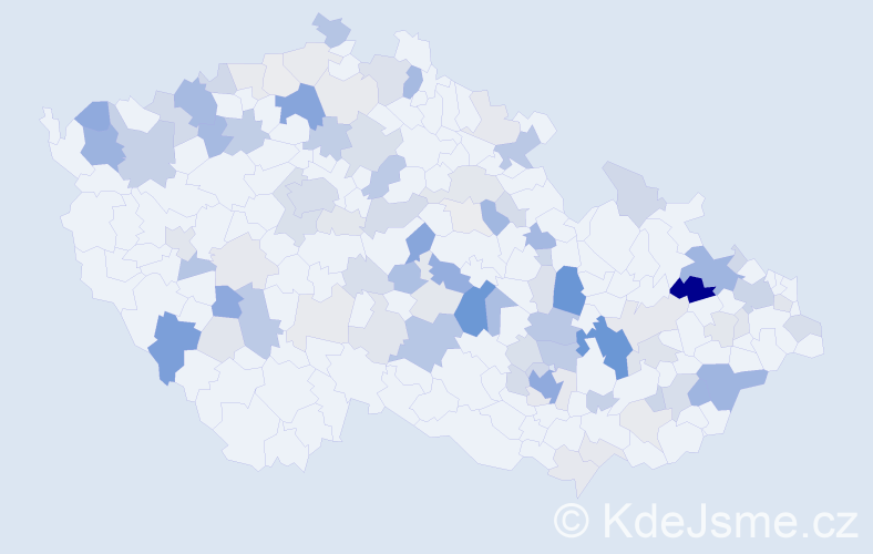 Příjmení: 'Kirchner', počet výskytů 303 v celé ČR