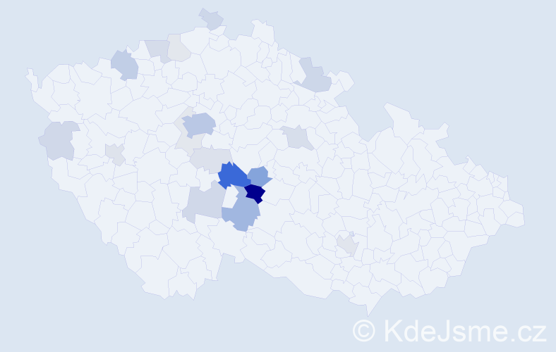 Příjmení: 'Limburský', počet výskytů 70 v celé ČR