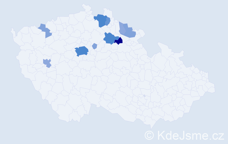 Příjmení: 'Spudich', počet výskytů 31 v celé ČR