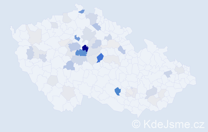 Příjmení: 'Susová', počet výskytů 170 v celé ČR
