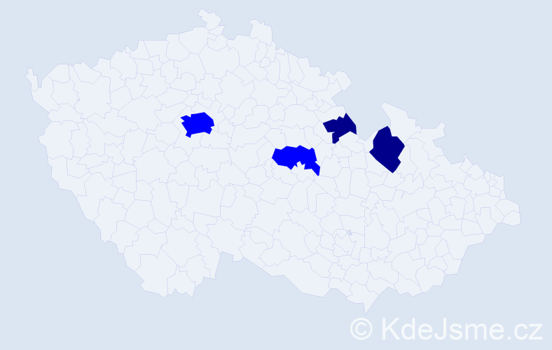 Příjmení: 'Khashcha', počet výskytů 6 v celé ČR