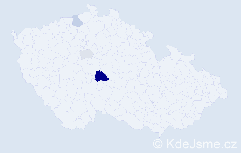 Příjmení: 'Sadvariy', počet výskytů 7 v celé ČR