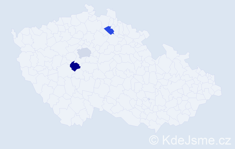 Příjmení: 'Braunsberger', počet výskytů 4 v celé ČR